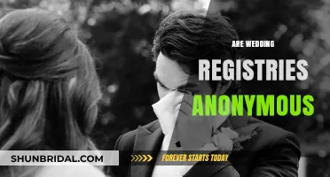 Wedding Registries: Are They Anonymous?