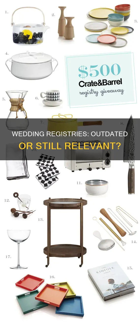 are wedding registries outdated