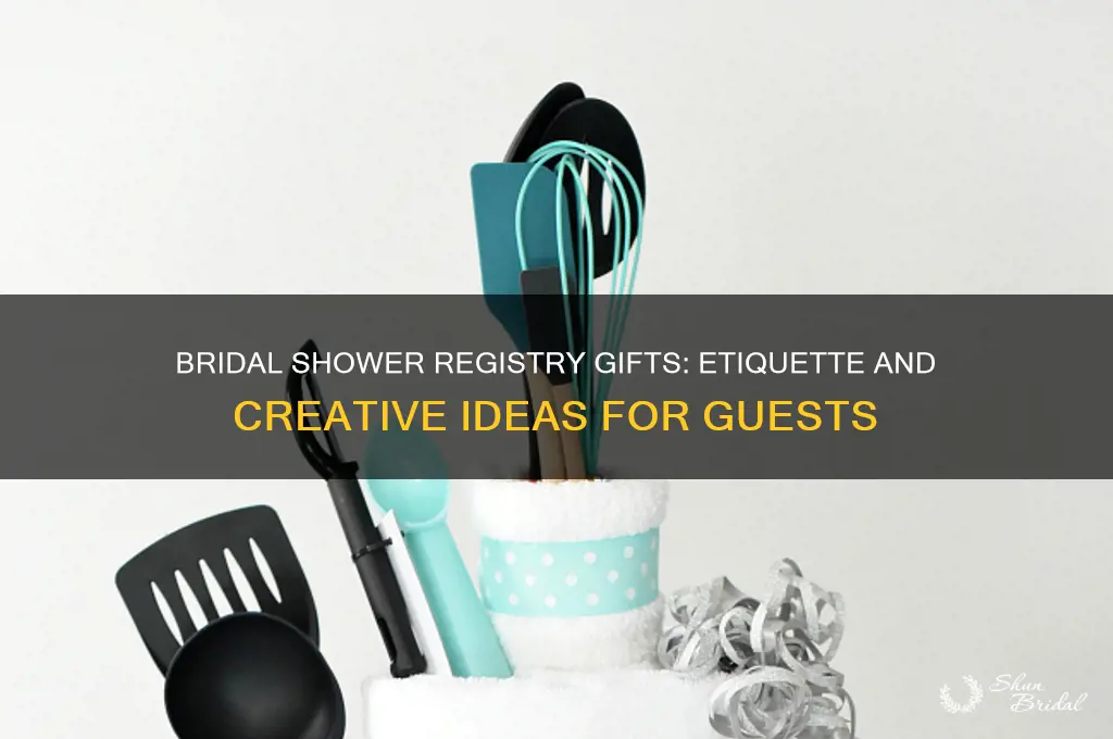 are wedding registry gifts for bridal shower