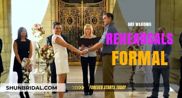 Wedding Rehearsals: Formal or Fun?