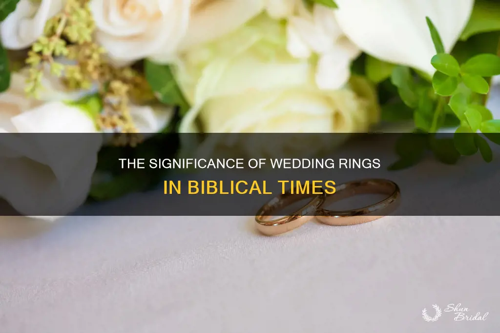 are wedding rings biblica l