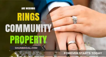 Wedding Rings: Community Property or Separate?