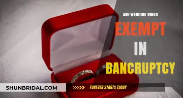Protect Your Wedding Ring in Bankruptcy Proceedings