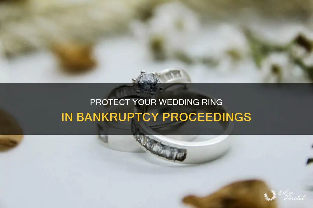 are wedding rings exempt in bancruptcy