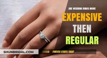 Wedding Rings: More Expensive or Just Overpriced?