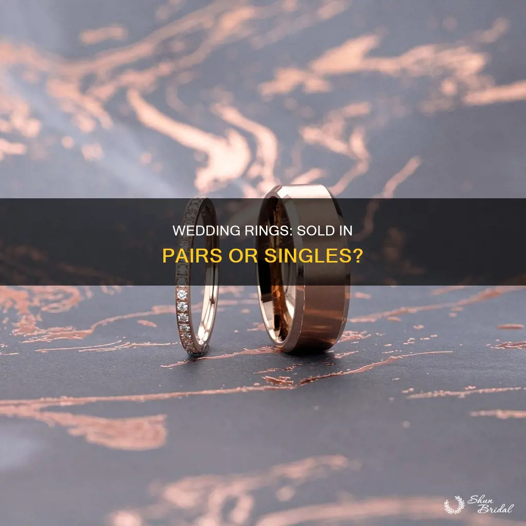are wedding rings sold in pairs