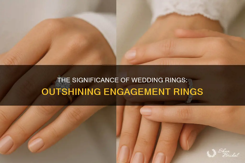 are wedding rings supposed to be nicer than engagement rings