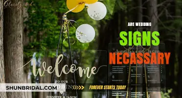 Wedding Signs: Are They Really Needed?