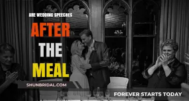 Wedding Speeches: Before or After the Meal?