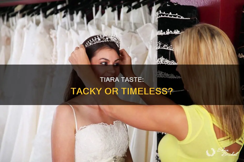 are wedding tiaras tacky