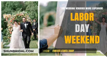 Labor Day Weekend Weddings: Are Vendors Charging More?