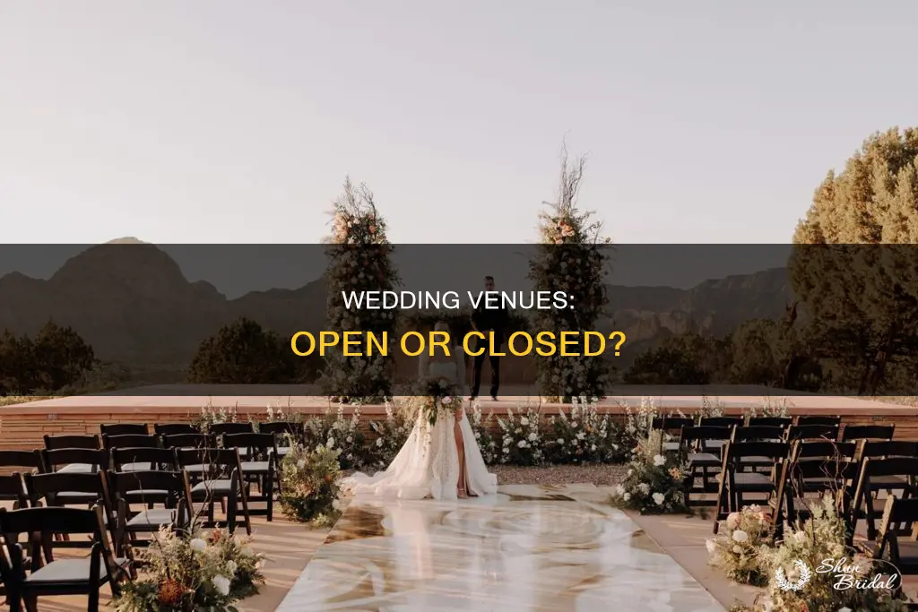 are wedding venues allowed to open