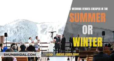 Summer or Winter: When Are Wedding Venues Cheaper?