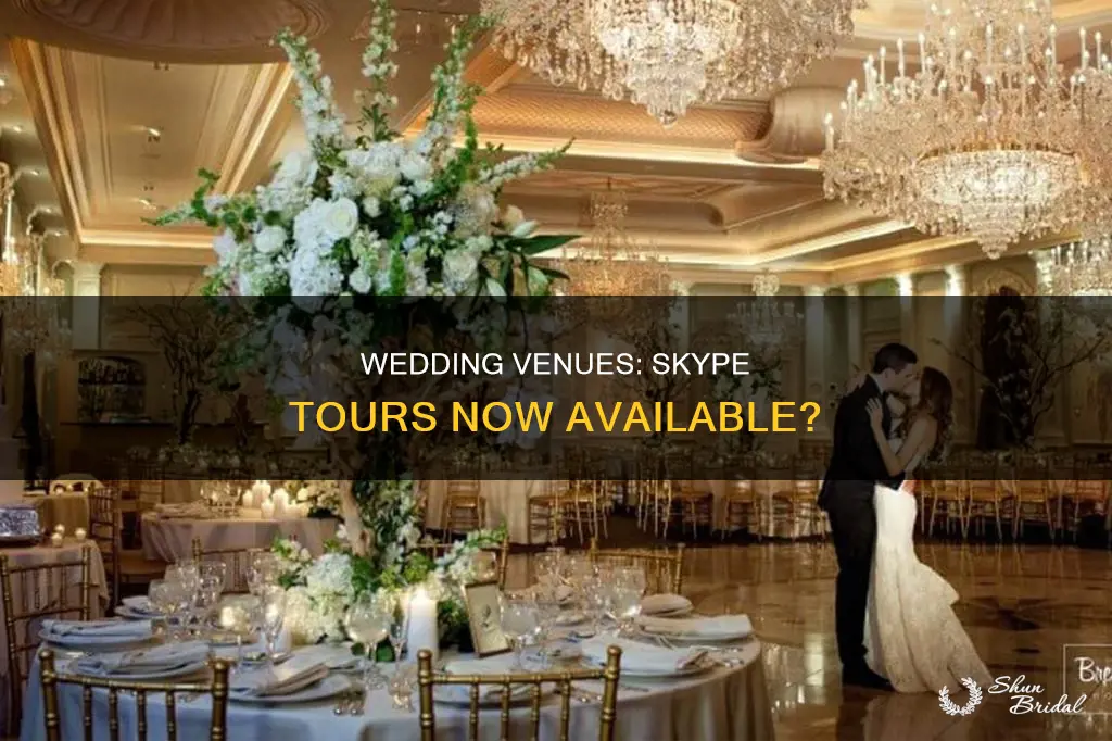 are wedding venues offering skype tours