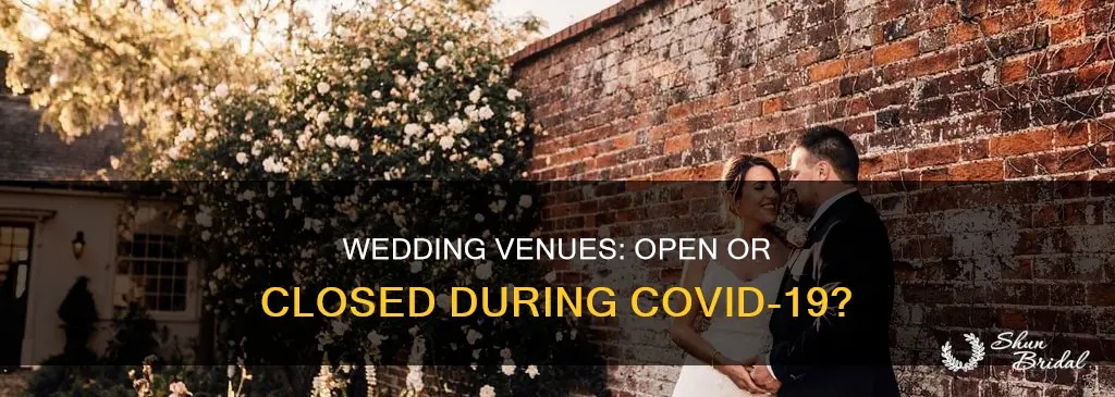 are wedding venues open during covid 19