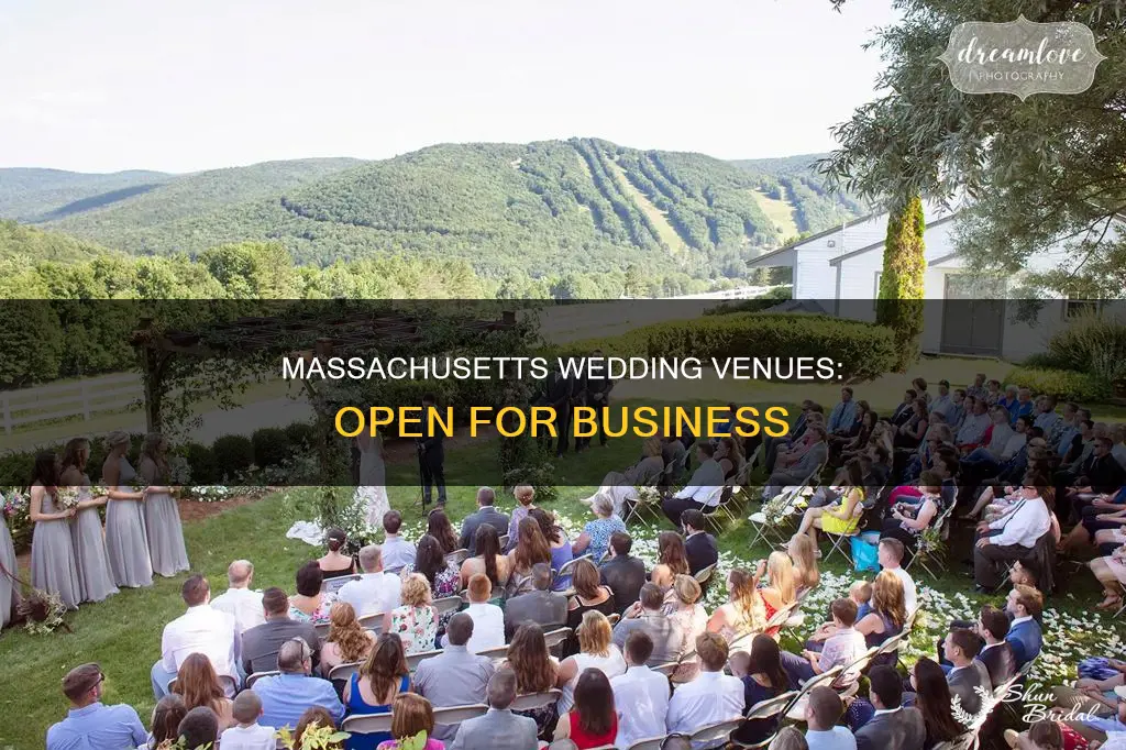 are wedding venues open in Massachusetts