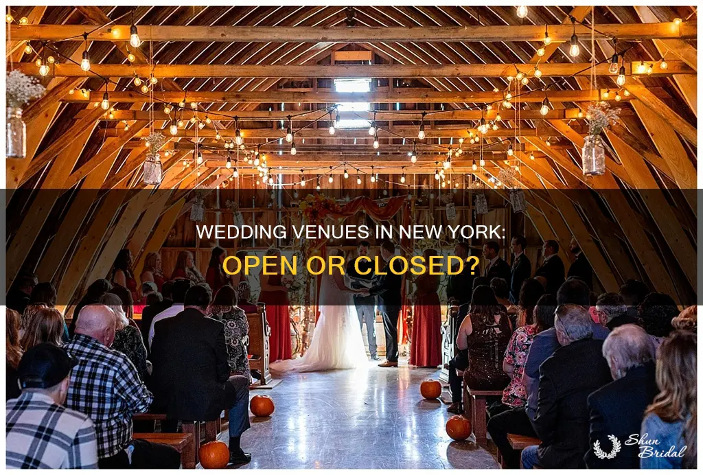 are wedding venues open in New York
