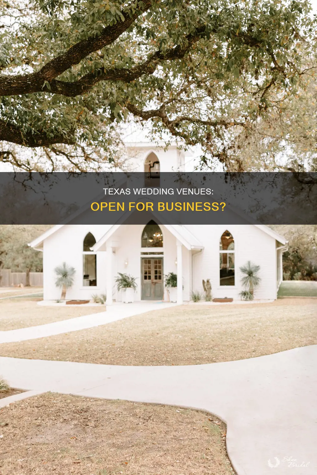 are wedding venues open in Texas