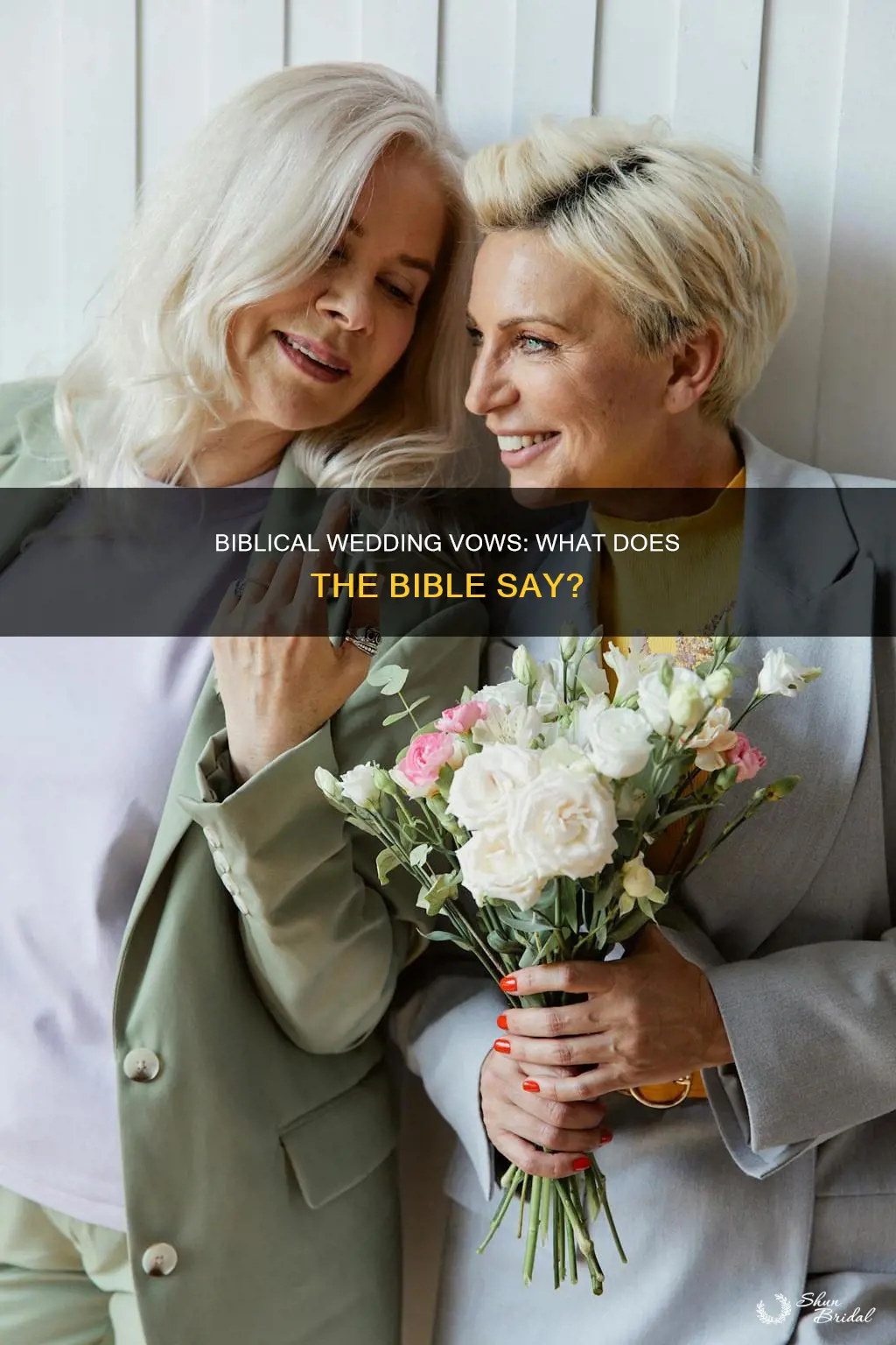 are wedding vows biblical
