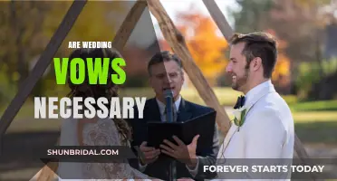 Are Wedding Vows Essential? Exploring Their Role in Modern Marriages