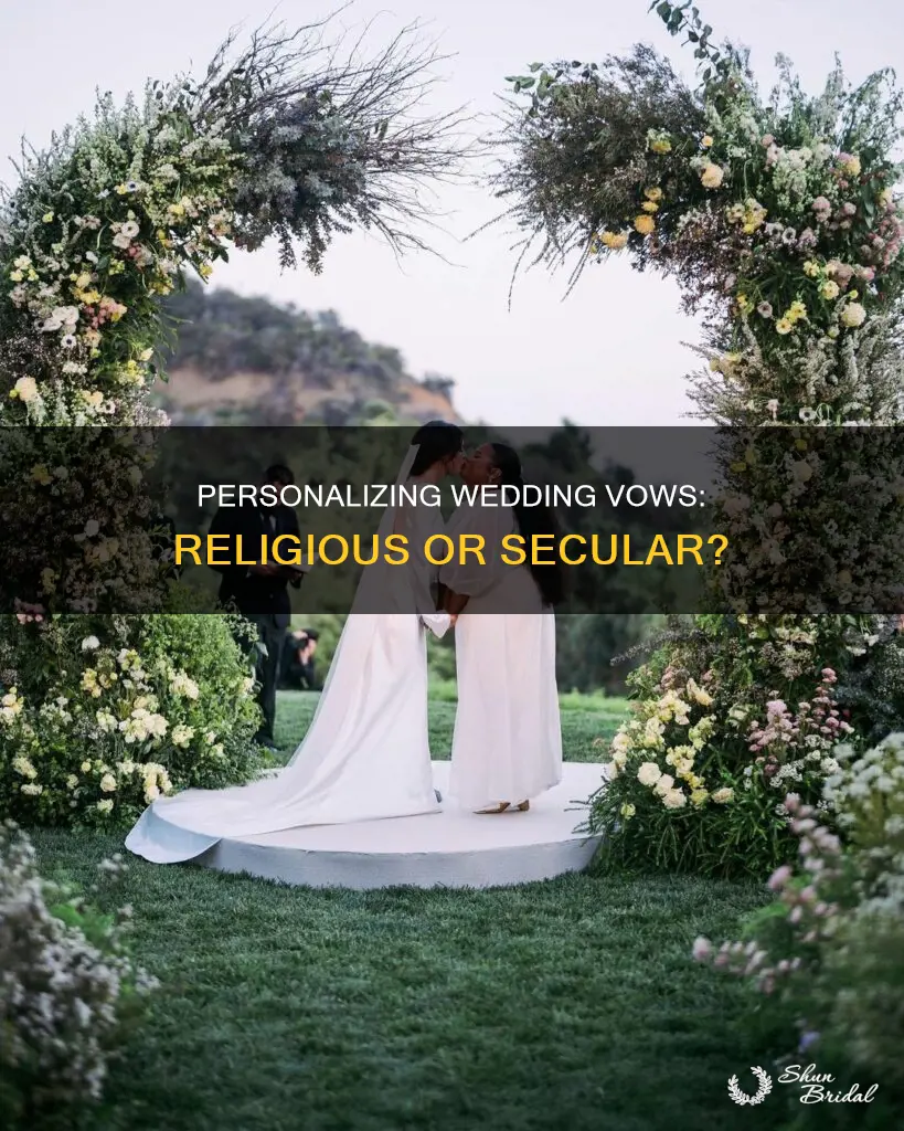 are wedding vows religious