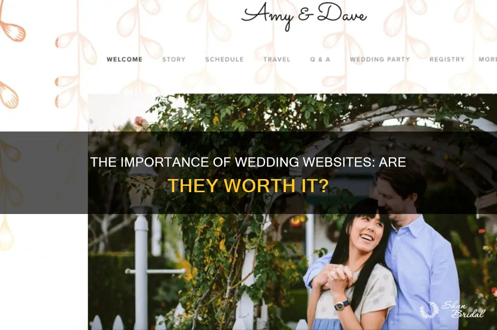 are wedding websites necessary