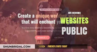 Wedding Websites: Private or Public?