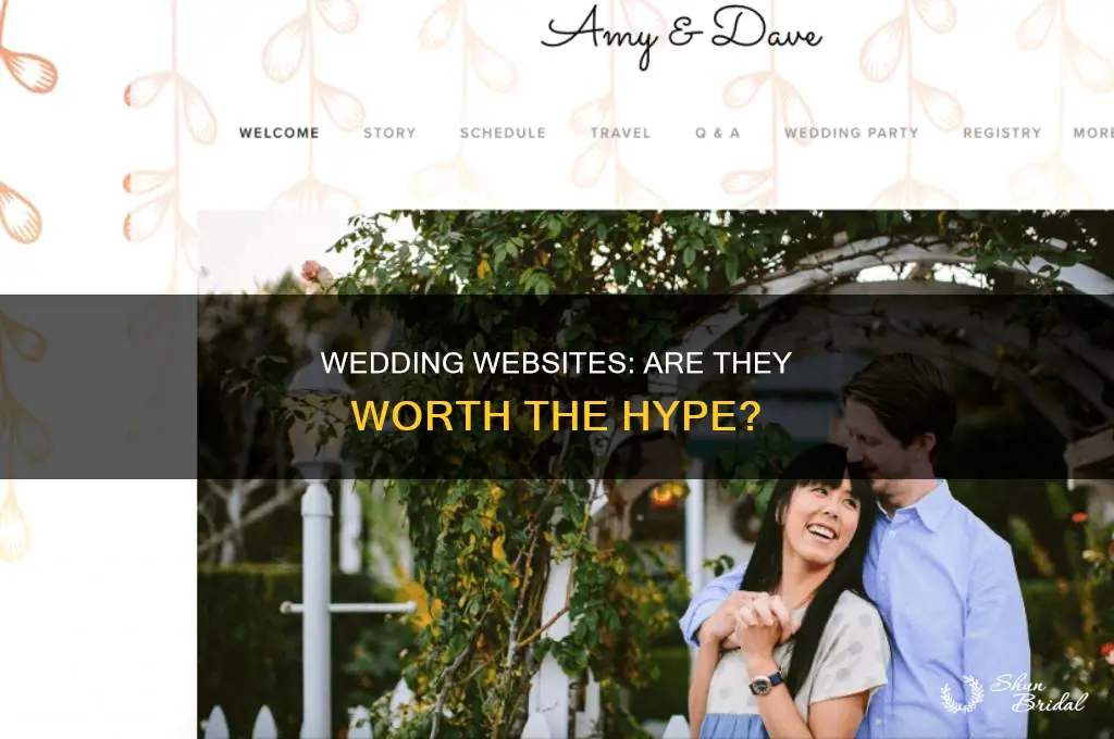 are wedding websites worth it