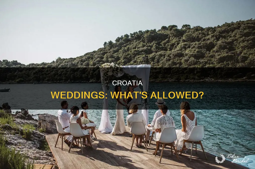 are weddings allowed in croatia