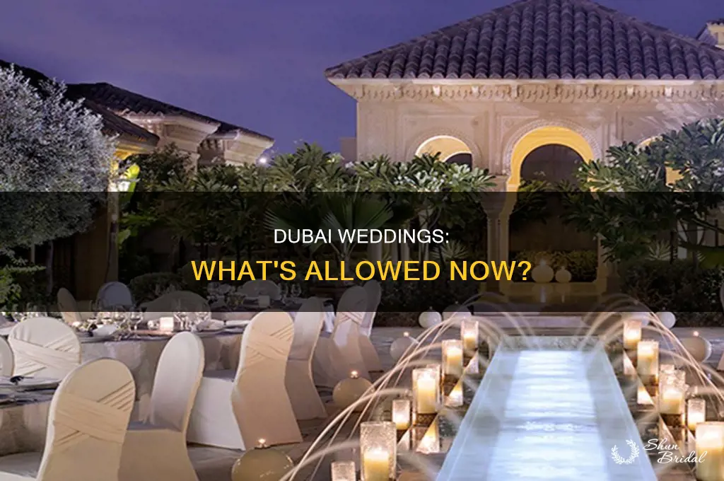 are weddings allowed in dubai now