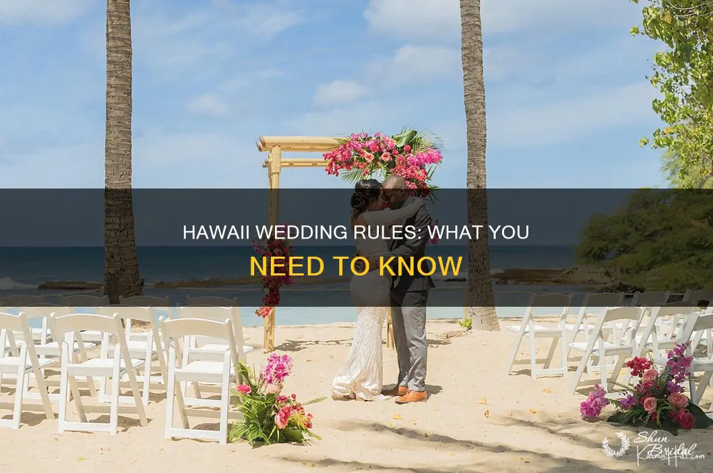 are weddings allowed in hawaii