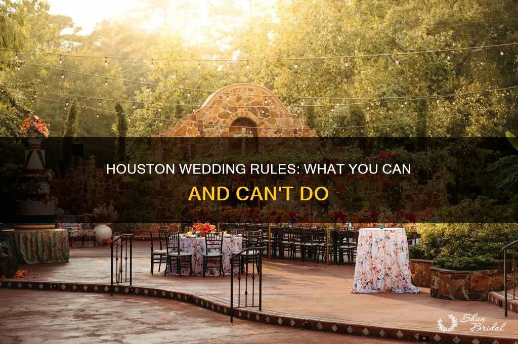 are weddings allowed in houston