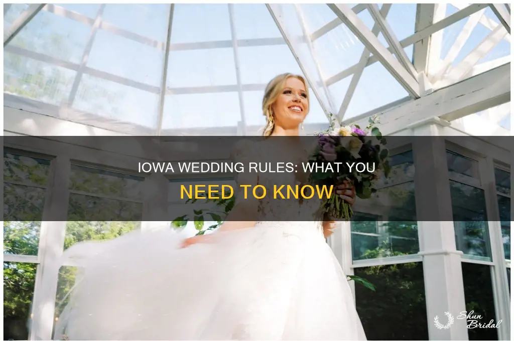 are weddings allowed in iowa