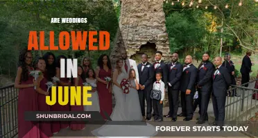 June Weddings: What's Allowed?