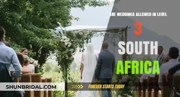 Weddings in South Africa: Level 3 Restrictions