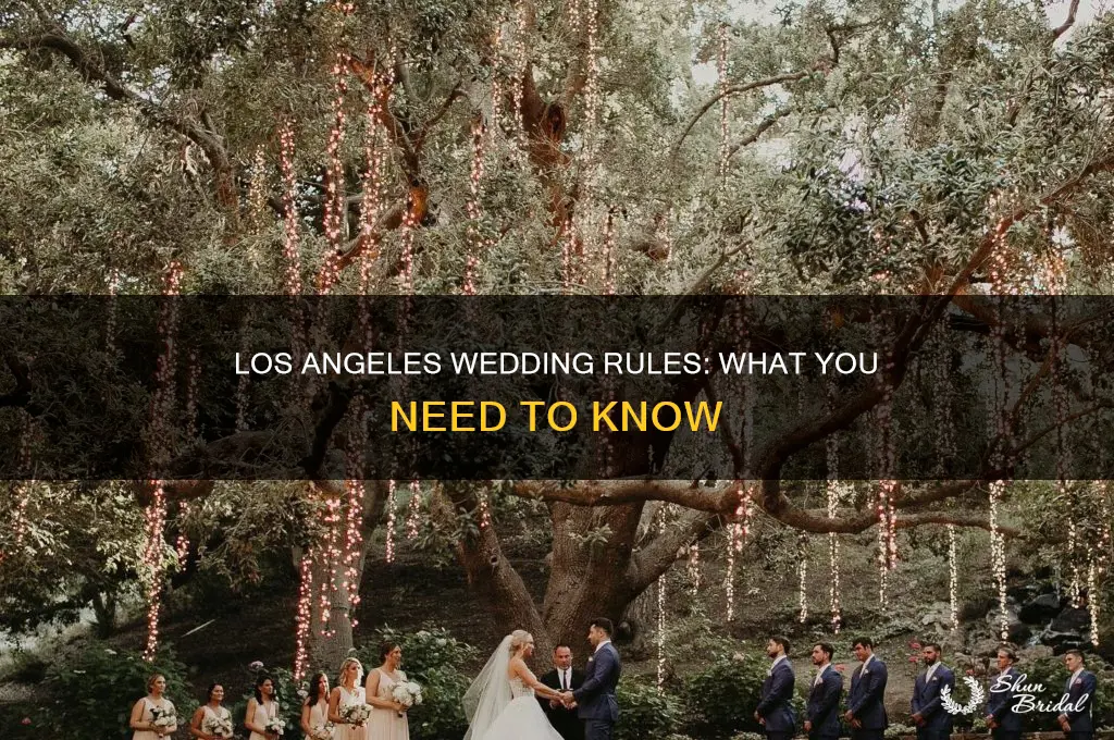 are weddings allowed in los angeles
