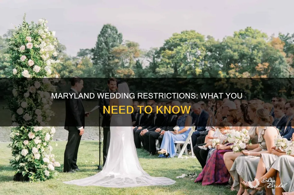 are weddings allowed in maryland