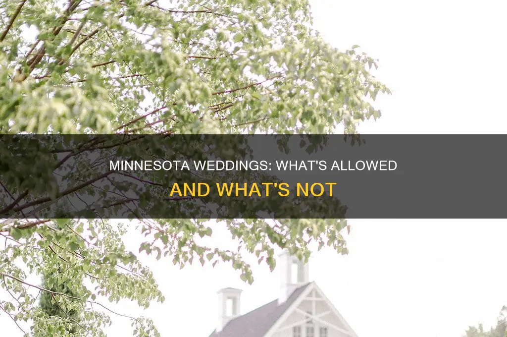 are weddings allowed in minnesota
