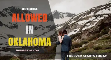 Oklahoma Weddings: What's Allowed?