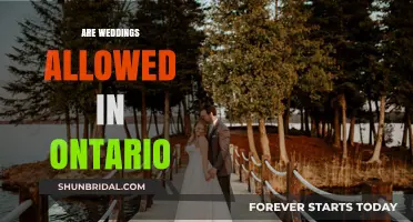Ontario Weddings: What's Allowed?