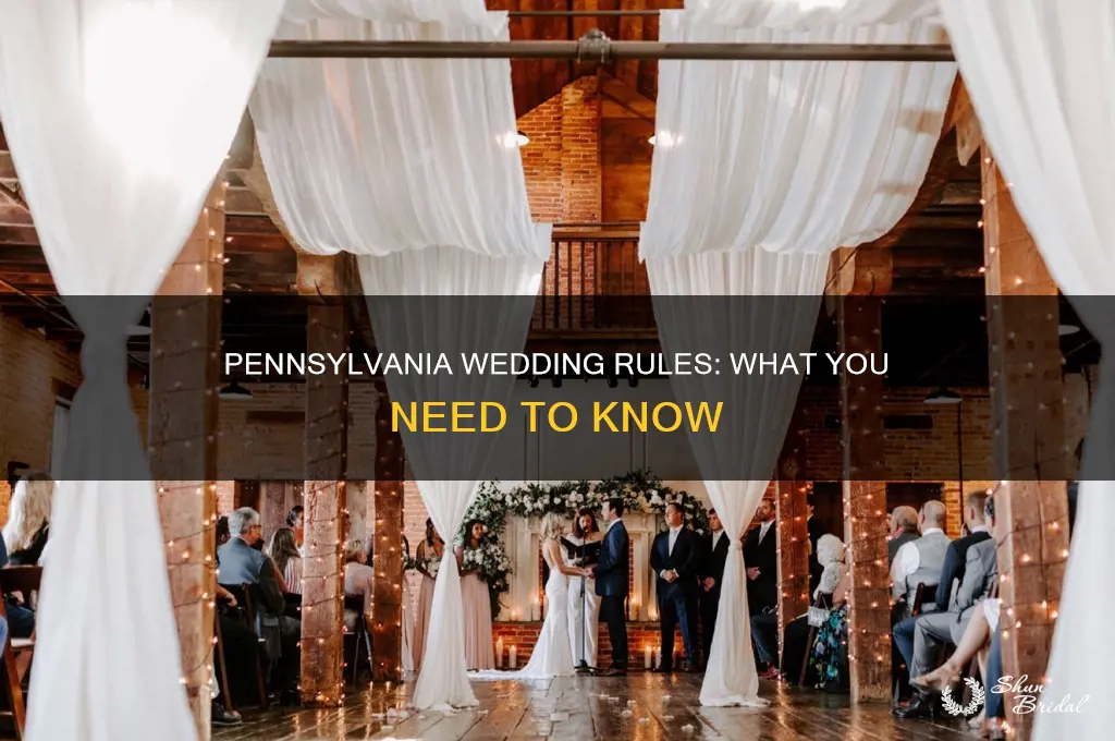 are weddings allowed in pa