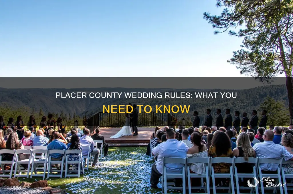 are weddings allowed in placer county