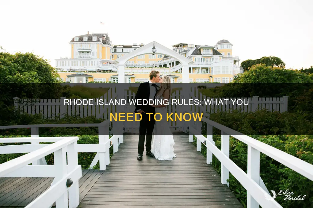 are weddings allowed in rhode island