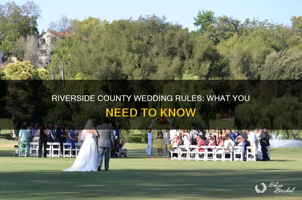 are weddings allowed in riverside county