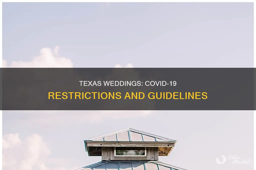 are weddings allowed in Texas covid