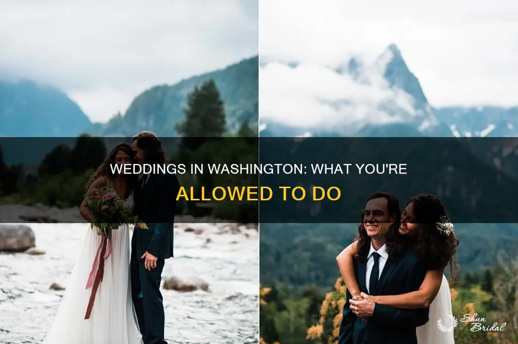 are weddings allowed in wa state