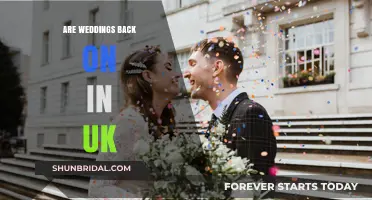 UK Weddings: Back with a Bang