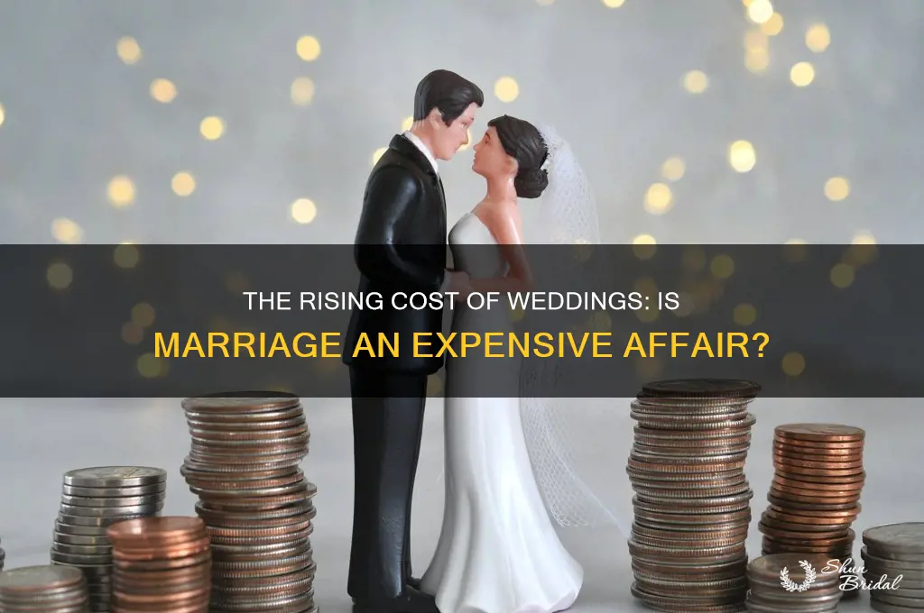 are weddings becoming more expensive