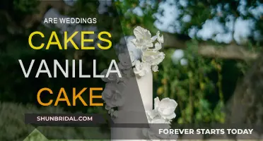 Vanilla Weddings: Are Traditional Cakes Vanilla-Flavored?