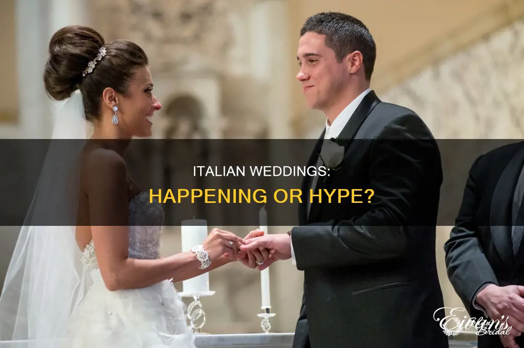 are weddings happening in italy